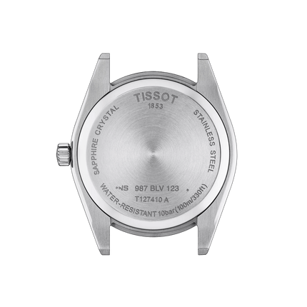 Tissot Gentleman T127.410.11.041.00 – Orologio uomo quarzo svizzero, quadrante blu, vetro zaffiro, cassa acciaio 40 mm