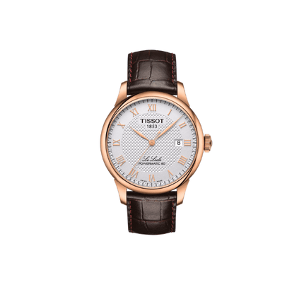 Tissot Le Locle Automatic Swiss Made acciaio Oro Rosa 39.3mm Cinturino Pelle – T006.407.36.033.00