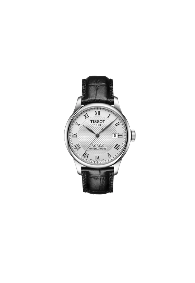 Tissot Le Locle Automatic Swiss Made Argento 39.3mm Cinturino Pelle – T006.407.16.033.00
