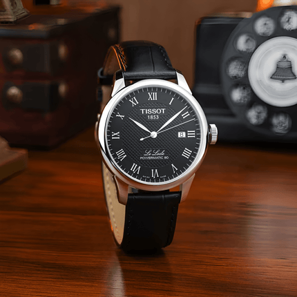 Tissot Le Locle Automatic Swiss Made Nero 39.3mm Cinturino Pelle – T006.407.16.053.00