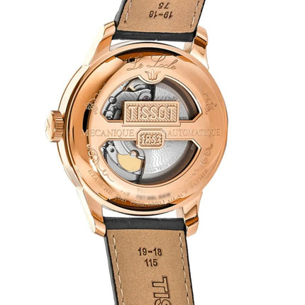 Tissot Le Locle Automatic Swiss Made Nero Oro Rosa 39.3mm Cinturino Pelle – T006.407.36.053.00