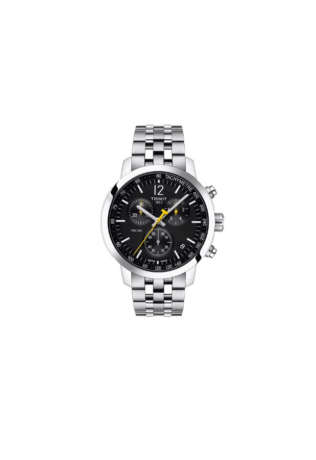 Tissot PRC 200 – Chronograph Quartz Swiss Made, Black Dial, 43mm – T114.417.11.057.00