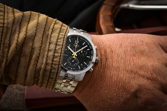 Tissot PRC 200 – Chronograph Quartz Swiss Made, Black Dial, 43mm – T114.417.11.057.00