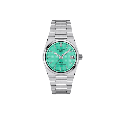 Tissot PRX 35mm – Automatico Swiss Made, Quadrante Verde Acqua, Acciaio – Ref. T137.207.11.091.01