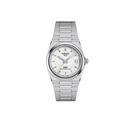 Tissot PRX 35mm – Orologio Automatico Swiss Made, Quadrante Bianco, Acciaio, Ref. T137.207.11.111.00