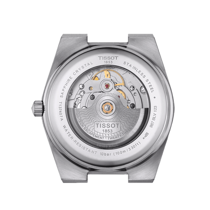 Tissot PRX Powermatic 80 T1374071109100 – Orologio automatico verde 40 mm, cassa acciaio, vetro zaffiro, fondello a vista