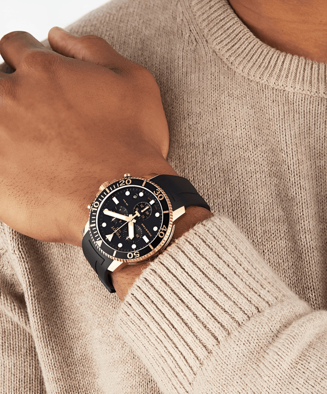 Tissot Seastar 1000 Chronograph – Swiss Made, Nero e Oro, 45.5mm, Ref. T120.417.37.051.00