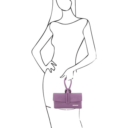 TL Bag - Foldover Leather Clutch | TL141990