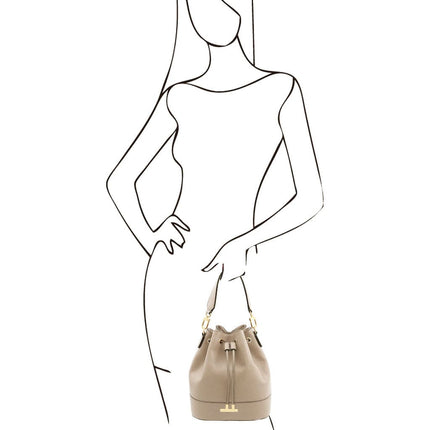 TL Bag - Leather bucket bag | TL142146
