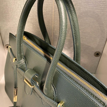 TL Bag - Leather handbag with golden hardware | TL141529