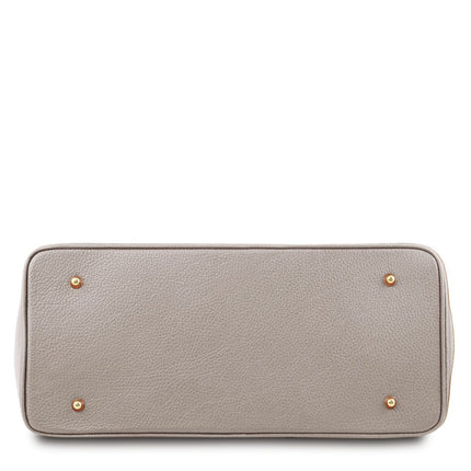 TL Bag - Leather handbag with golden hardware | TL141529