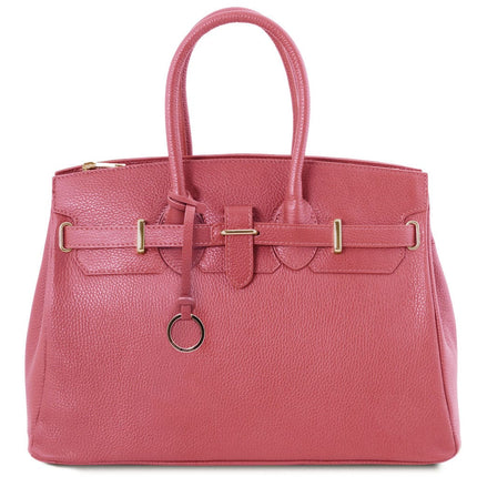 TL Bag - Leather handbag with golden hardware | TL141529