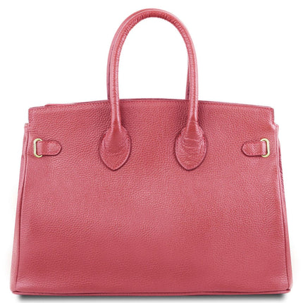 TL Bag - Leather handbag with golden hardware | TL141529