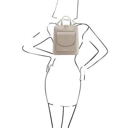 TL Bag - Small Convertible Leather Backpack For Women | TL142092