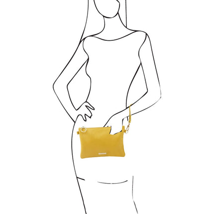 TL Bag - Soft Italian leather pouch clutch | TL142029