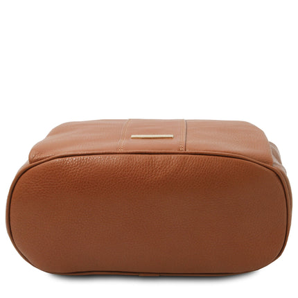 TL Bag - Soft leather backpack - convertible 2 - in - 1 backpack shoulder bag | TL142138