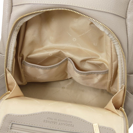 TL Bag - Soft leather backpack - convertible 2 - in - 1 backpack shoulder bag | TL142138