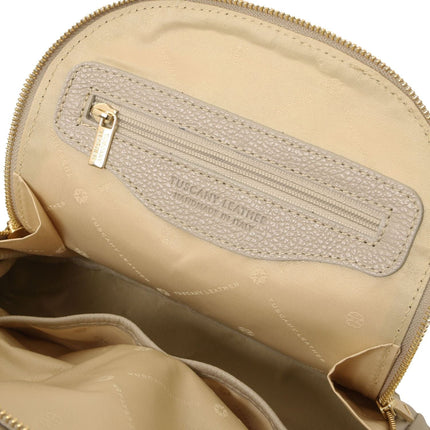 TL Bag - Soft leather backpack - convertible 2 - in - 1 backpack shoulder bag | TL142138