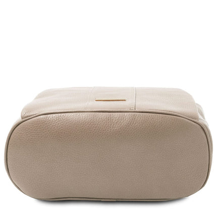 TL Bag - Soft leather backpack - convertible 2 - in - 1 backpack shoulder bag | TL142138