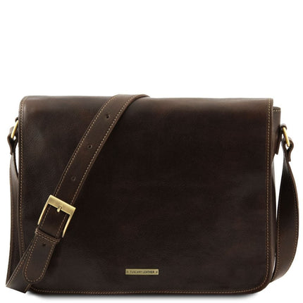 TL Messenger double - Crossbody leather bag | TL90475