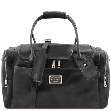 TL Voyager - Travel leather bag with side pockets | TL142141