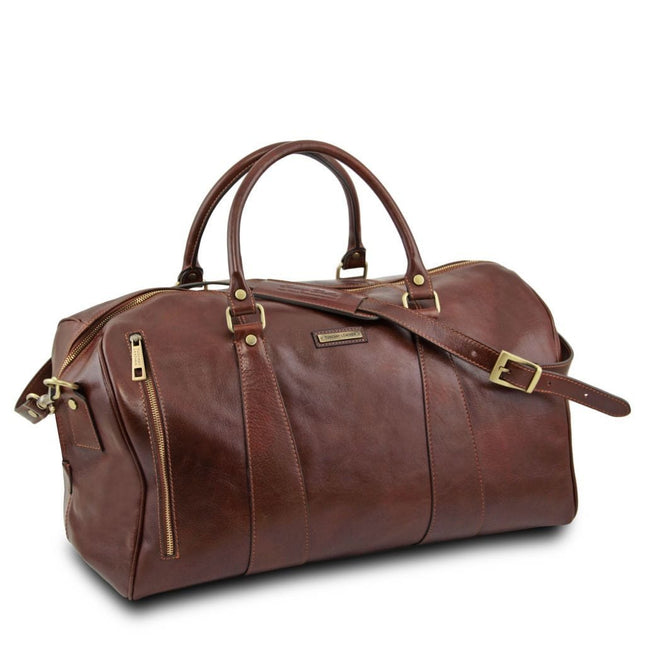 TL Voyager - Travel leather duffle bag - Large size | TL141794