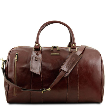 TL Voyager - Travel leather duffle bag - Large size | TL141794