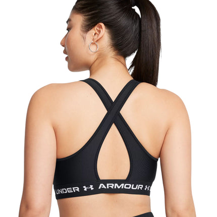 Top Armour Mid Crossback Donna Black/White