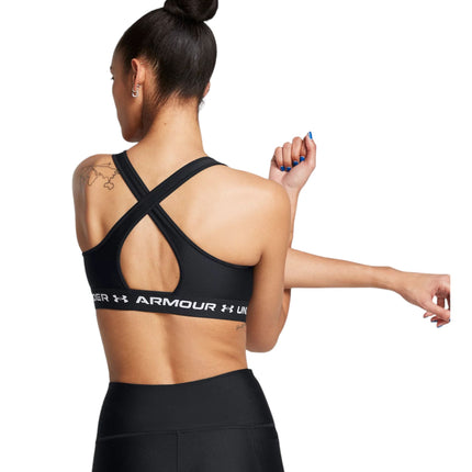 Top Armour Mid Crossback Donna Black/White