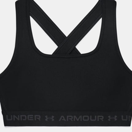 Top Mid Bra Donna Black/Jet Gray