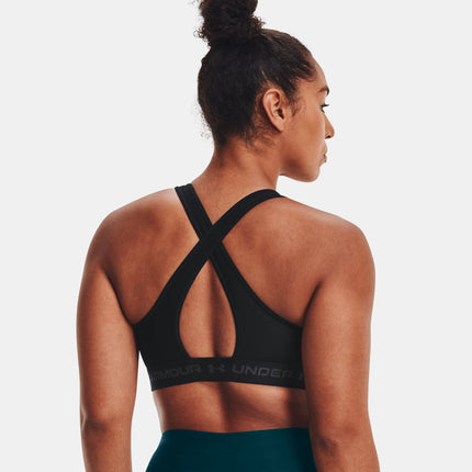 Top Mid Bra Donna Black/Jet Gray