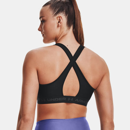 Top Mid Bra Donna Black/Jet Gray