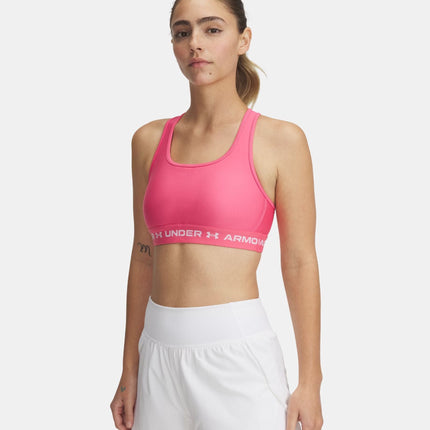 Top Mid Bra Donna Super Pink/White