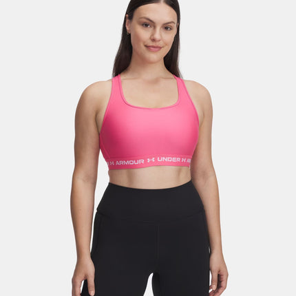 Top Mid Bra Donna Super Pink/White