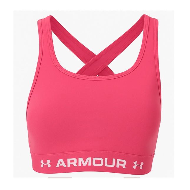 Top Mid Bra Donna Super Pink/White