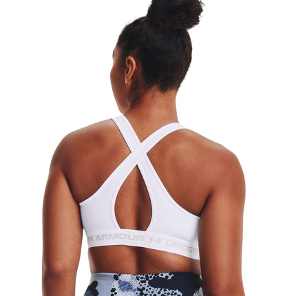 Top Mid Crossback Sport Donna White/Halo Gray