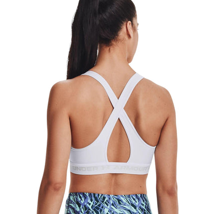 Top Mid Crossback Sport Donna White/Halo Gray