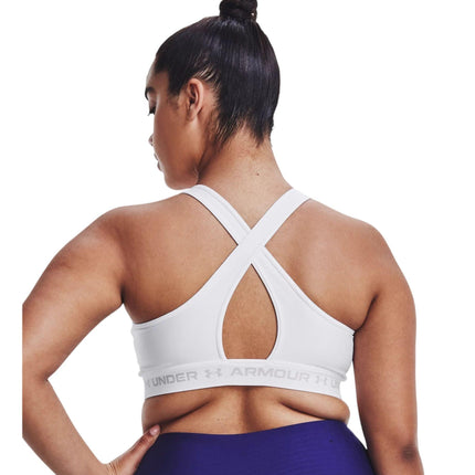 Top Mid Crossback Sport Donna White/Halo Gray