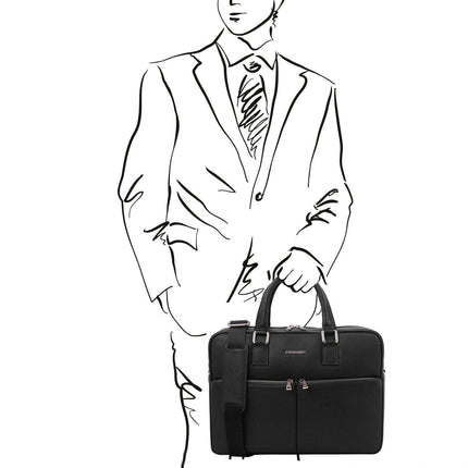 Treviso - Leather laptop briefcase | TL141986