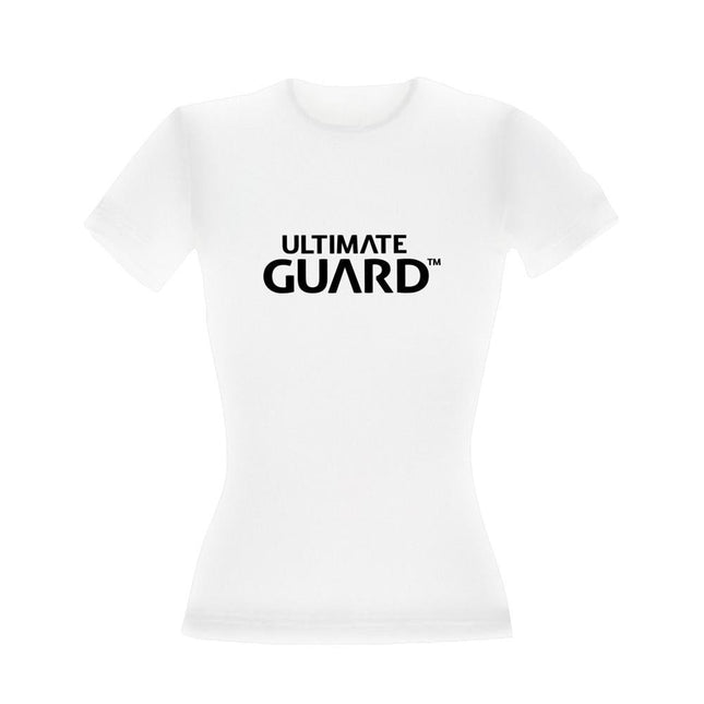 UGDP010018S Ultimate Guard Ladies T-Shirt Wordmark White TG - S