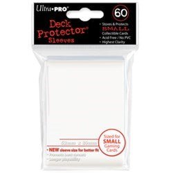Ultra Pro Proteggi Carte Mini Pacchetto 60 Bustine Bianco
