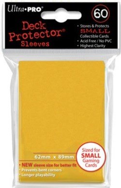 Ultra Pro Proteggi Carte Mini Pacchetto 60 Bustine Giallo