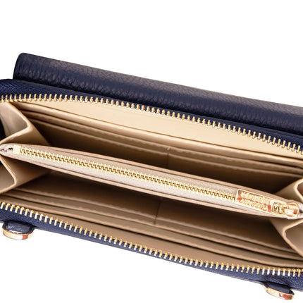 Urania - Leather phone wallet with strap | TL142433