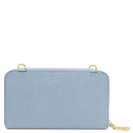 Urania - Leather phone wallet with strap | TL142433