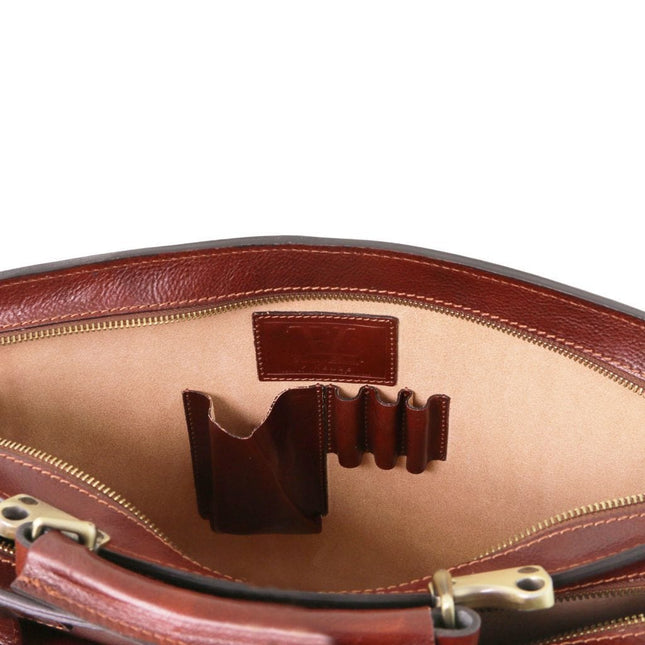 Venezia - Leather briefcase 2 compartments | TL141268