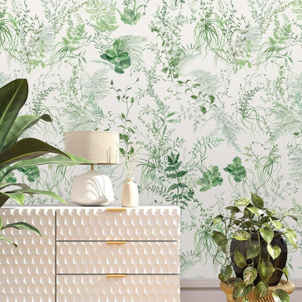 Wallpaper - Fern Botanical HERBS