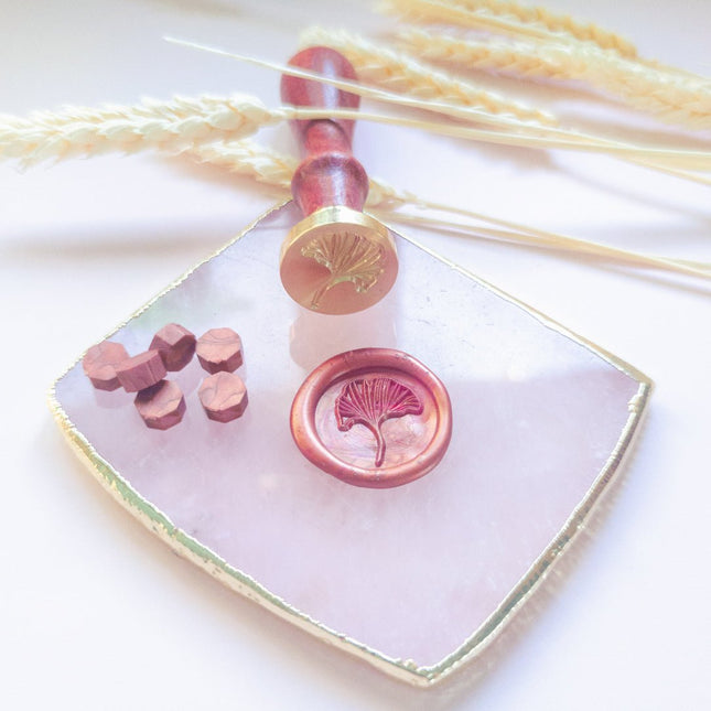 Wax seal stamp - Ginko leaf