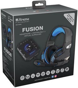 XTREME Cuffie gaming Fusion + Sound Box 7.1 Virtual Surround (Ps4/Pc)