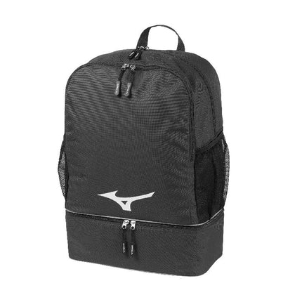 Zaino Calcio Mizuno Team Rb Backpack Nero con portascarpe