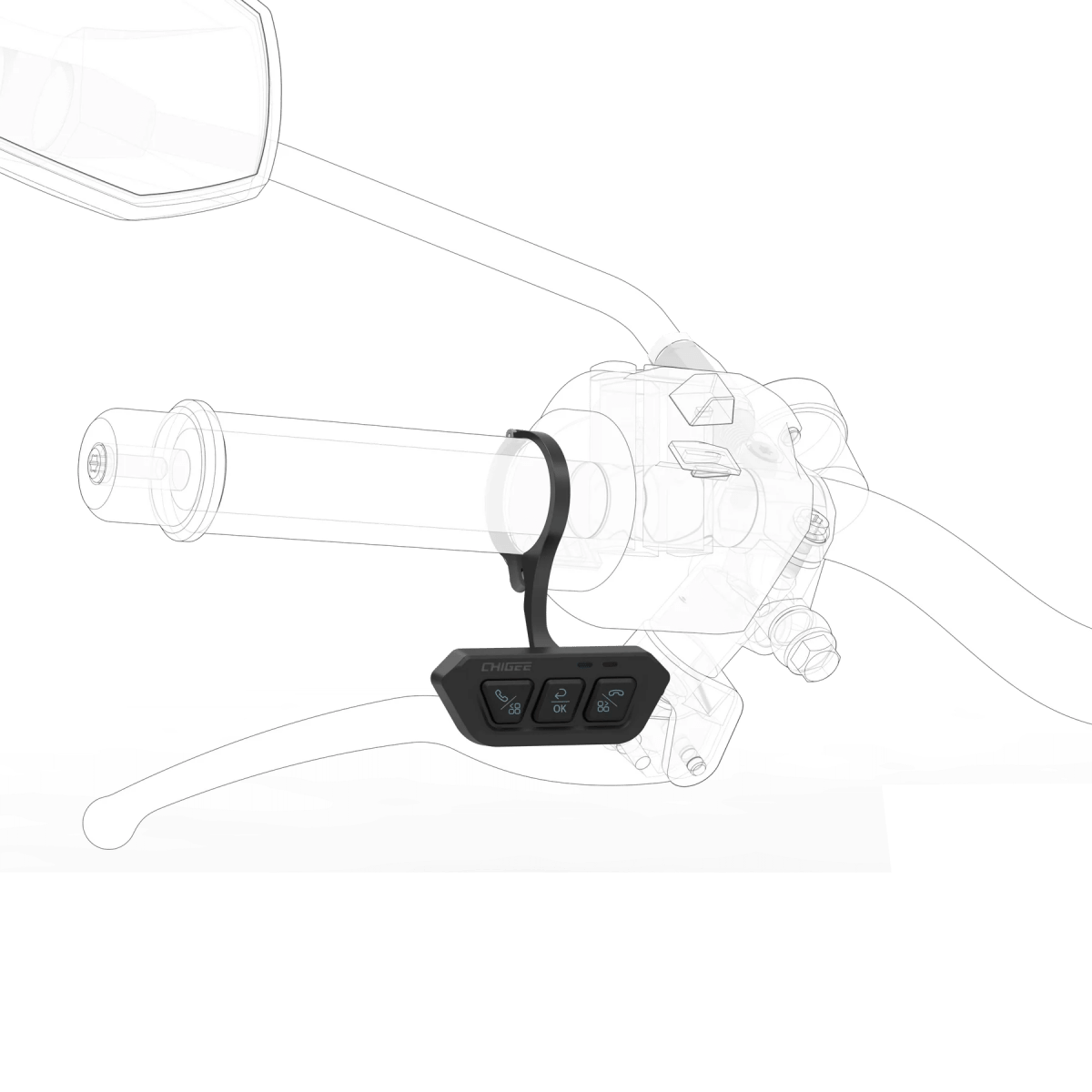 Supporto Manubrio per Telecomando CHIGEE MFP0089 (MFP0115) - immagine 2